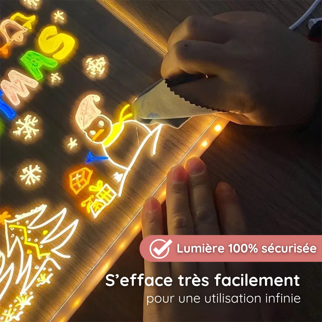 Tablette LED magique