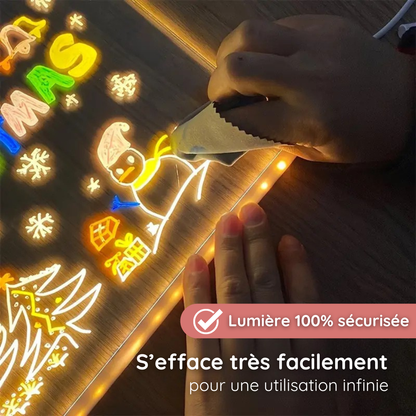 Tablette LED magique