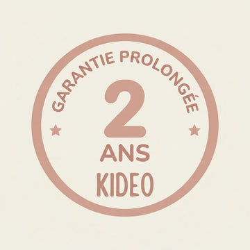 Garantie prolongée : 2 ans Kideo.ch