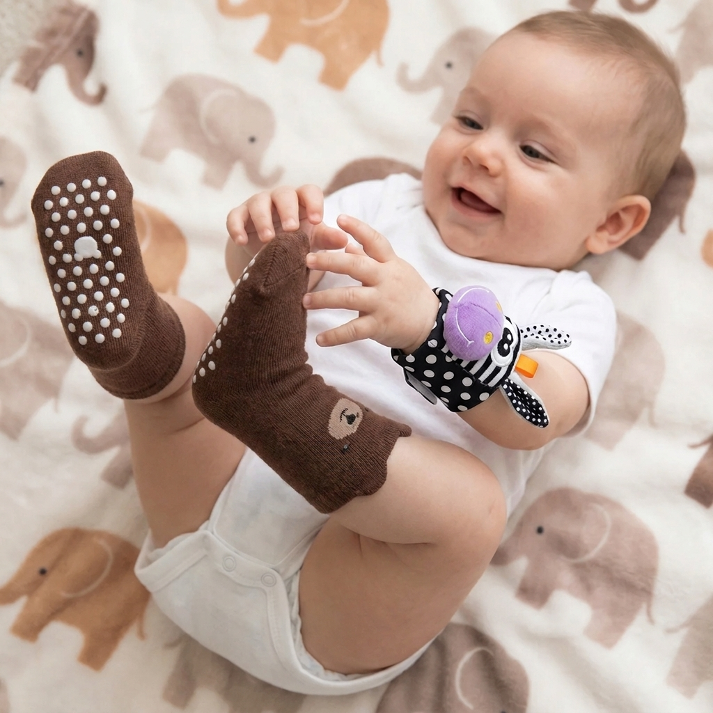 Chaussettes antidérapantes Kideo