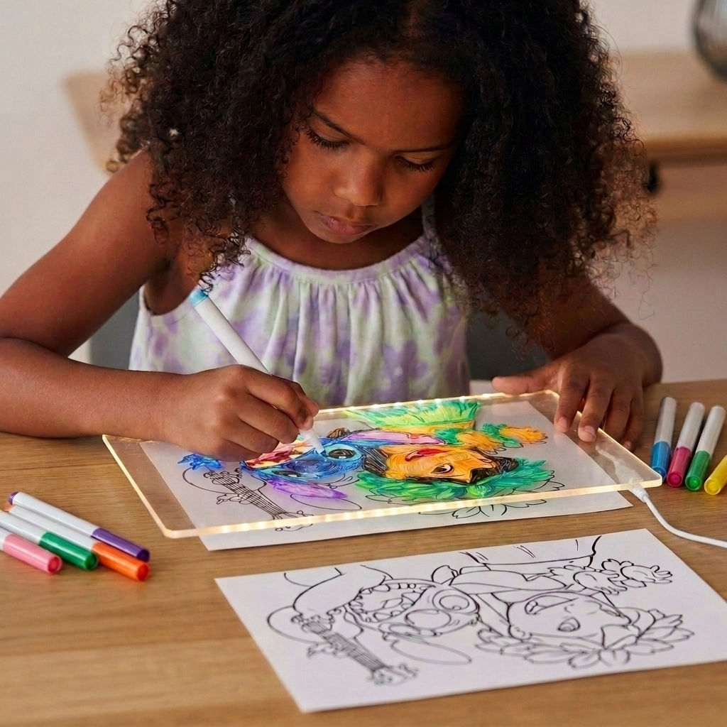 Tablette LED magique