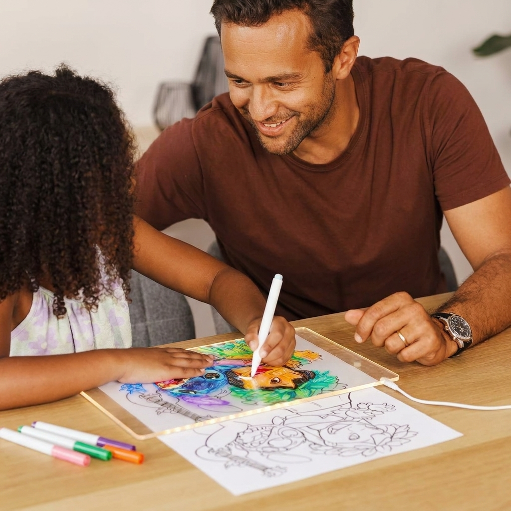 Tablette LED magique