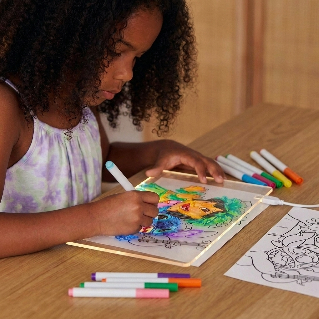 Tablette LED magique